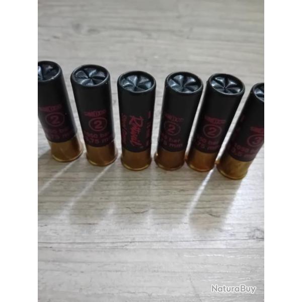 6 Cartouches rottweil acier n�2.3