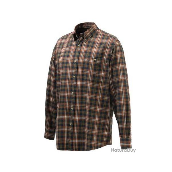 Chemise � manche longue marron BERETTA