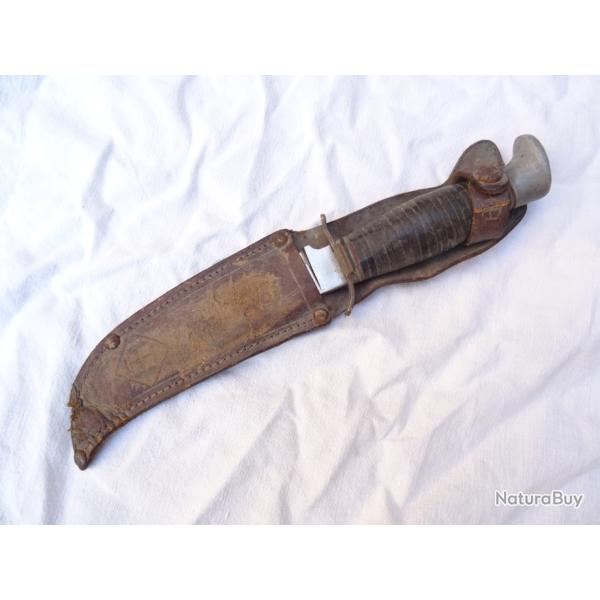 379- lot couteau poignard , marqu� = SABATIER  ,,  1940-1945