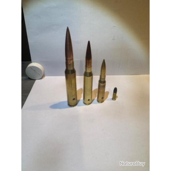lot de cartouche de collection sniper inerte