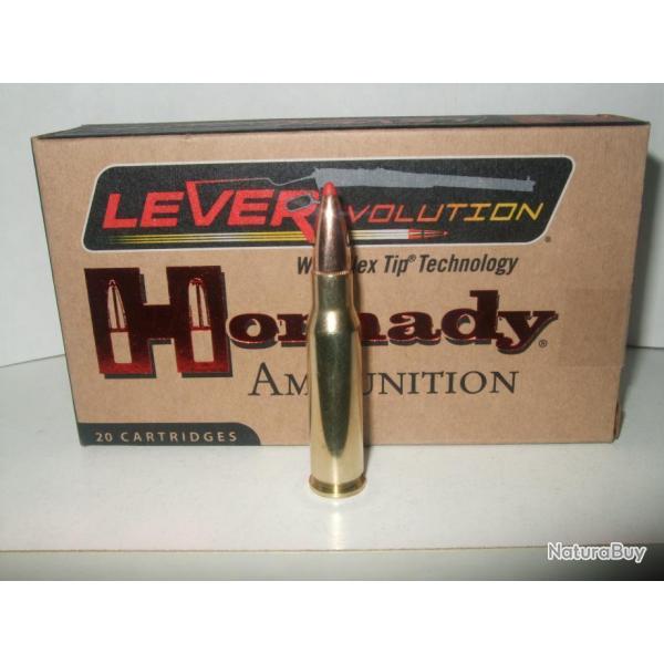 UNE !!! Tres Belle Cartouche cal. 308 MARLIN EXPRESS balle " LEVER EVOLUTION  " POUR COLLECTIONNEURS