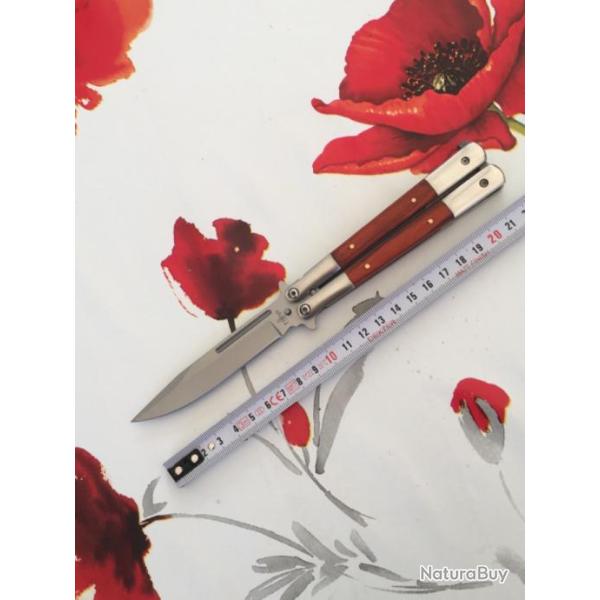 Couteau papillon ��Third�� lame inox