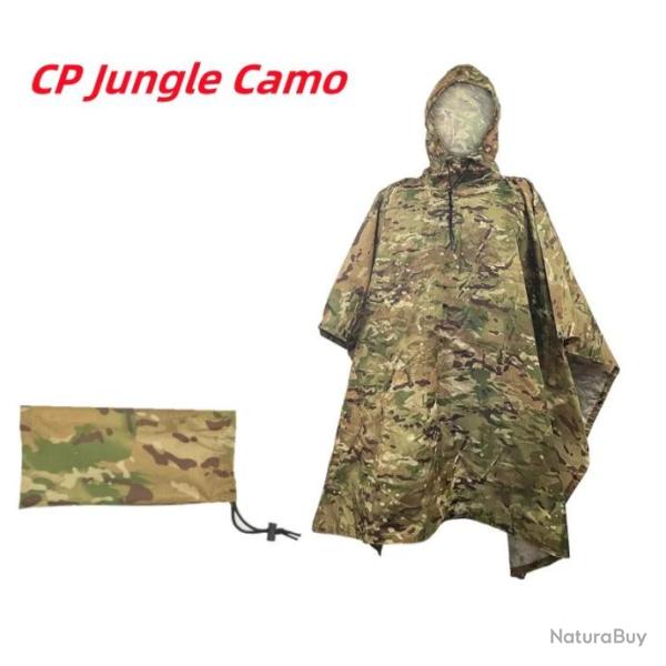 Poncho imperm�able en polyester 210T - Camouflage 10
