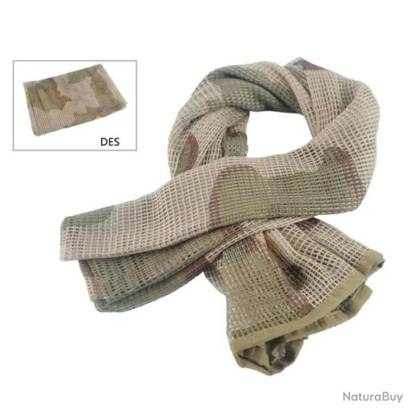 Foulard filet camouflage mesh type sniper - Mod�le DES