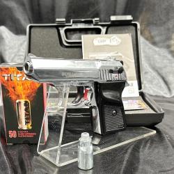 DESTOCKAGE - Pack "Pistolet Ekol Lady Chrome 9mm PAK + 50 Munitions balles &agrave; Blanc"