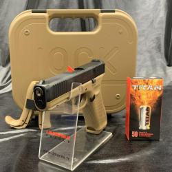Pack pr&ecirc;t a tirer Pistolet- "GLOCK 17 COYOTE GEN5" - Cal 9 MM P.A.K - EDITION LIMITEE FRENCH ARMY