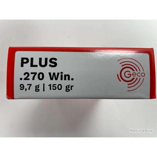 GECO 270 WIN PLUS 9.7G BOITE DE 20 BALLES(VENDU PAR 2 BOITES�