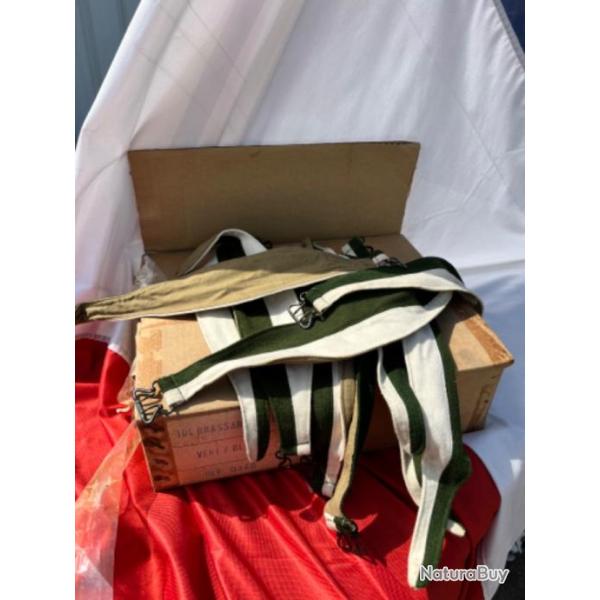 Brassard de reconnaissance fran�ais WW2 et apr�s guerre.Blanc/Vert