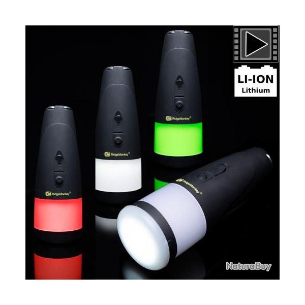 Lampe de Biwy RidgeMonkey Multi Lite Plus Rechargeable