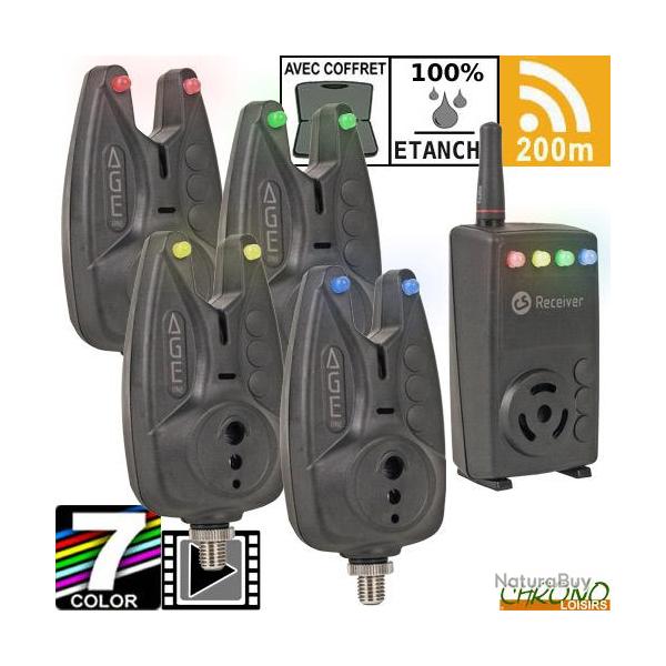 Coffret Carpsounder Centrale 4 D�tecteurs Age One