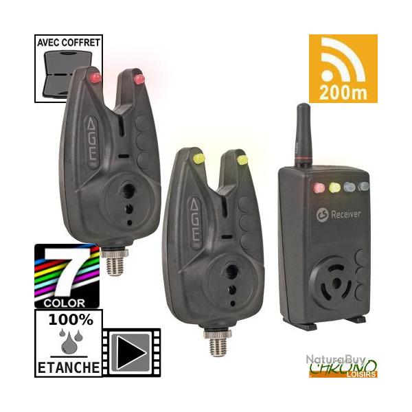 Coffret Carpsounder Centrale 2 D�tecteurs Age One