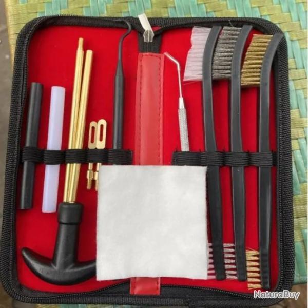 Kit de nettoyage plusieurs outils avec pochette de rangement - Mod�le D