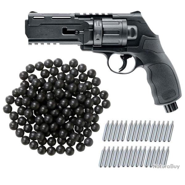 Revolver de d�fense � domicile Umarex T4E TR 50 RAM calibre .50 incluant 500 billes en caoutchouc ca