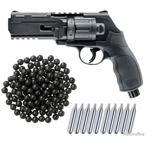 Umarex T4E TR 50 RAM Revolver de d�fense � domicile cal.50 incluant 100 balles en caoutchouc cal.50 