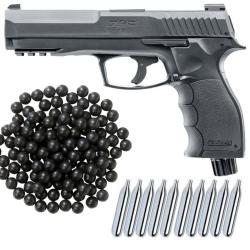 Umarex T4E TP 50 RAM pistolet de d&eacute;fense &agrave; domicile cal.50 incluant 100 balles en caoutchouc cal.50 