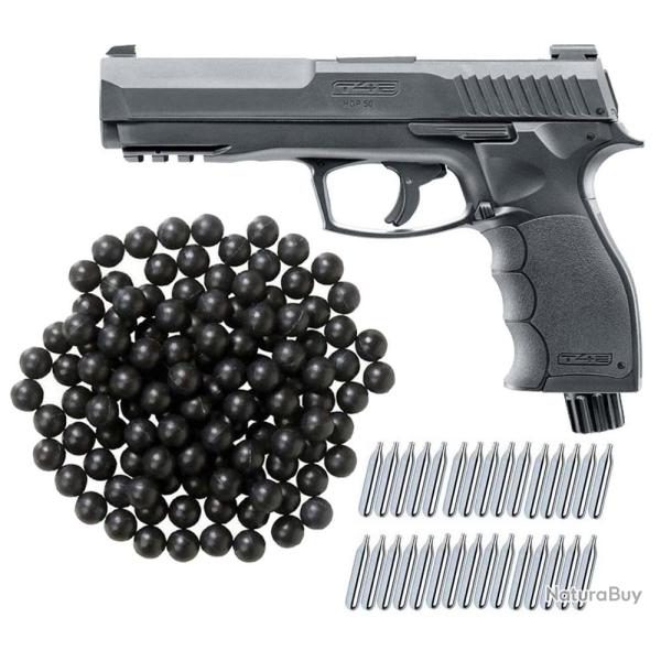 Umarex T4E TP 50 RAM pistolet de d�fense � domicile cal.50 incluant 500 balles en caoutchouc cal.50 