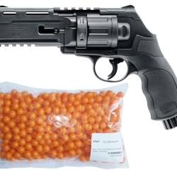 Umarex T4E TR 50 RAM Revolver de d&eacute;fense &agrave; domicile cal.50 incluant 500 billes de peinture