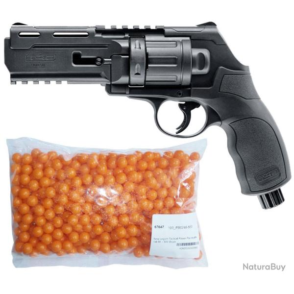 Umarex T4E TR 50 RAM Revolver de d�fense � domicile cal.50 incluant 500 billes de peinture