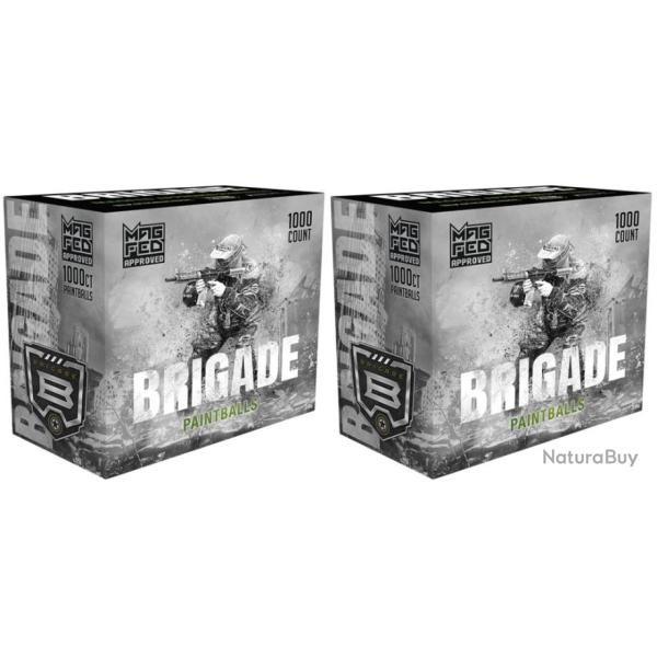 G.I. Sportz Brigade Paintballs pour MagFed 2000 pi�ces - Remplissage jaune