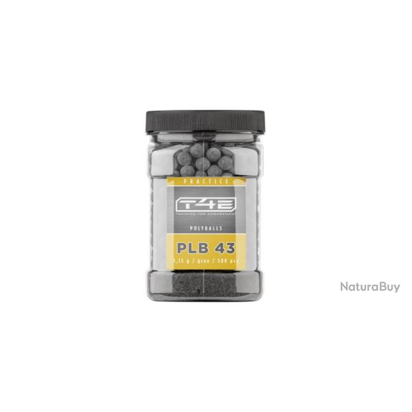 Umarex T4E Practice PLB / Balles en plastique cal. 43 - 500 pi�ces
