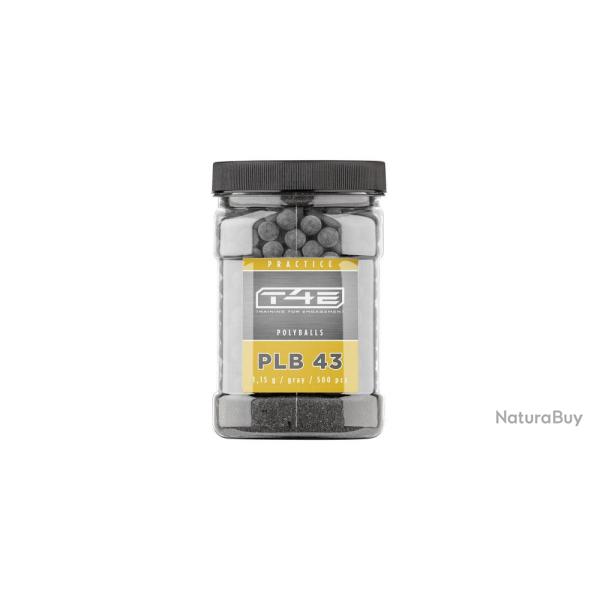 Umarex T4E Practice PLB / Balles en plastique cal. 43 - 500 pi�ces