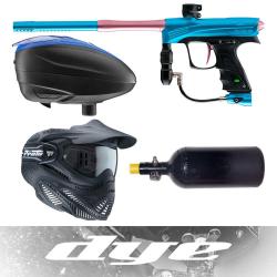 Teinture DPL Pack de paintball de tournoi pour d&eacute;butants comprenant Rize CZR, chargeur, masque et sy
