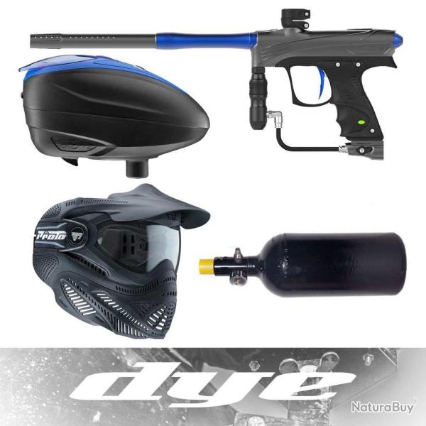 Teinture DPL Pack Paintball de tournoi pour d�butants comprenant Rize CZR, chargeur, masque et syst�