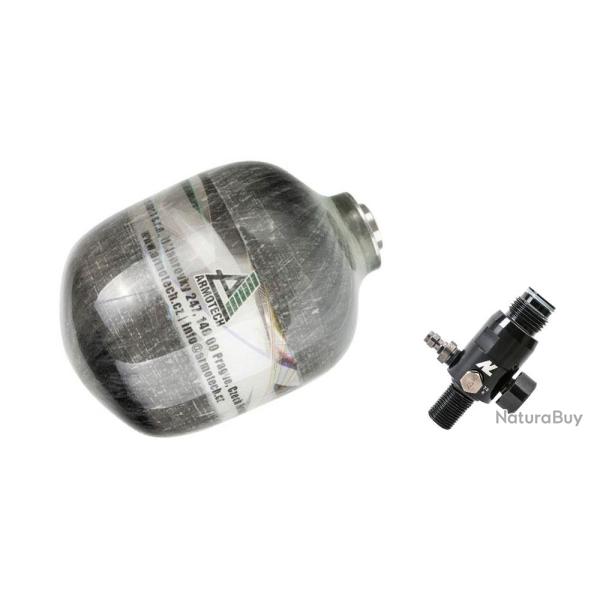 R�servoir d'air DYE Armotech Core de 0,8 litres avec syst�me HP inclus, r�gulateur New Legion Dwarf 