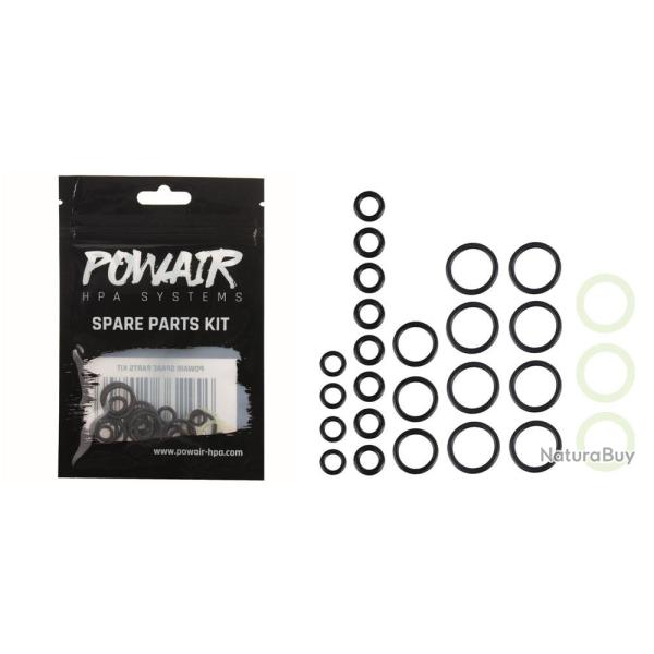 Kit de pi�ces universelles pour tuyau � distance PowAir / Kit de joints toriques (3 reconstructions)