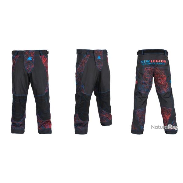 Nouveau pantalon de paintball ultime Pro de la Lgion - rouge/bleu - XL/XXL