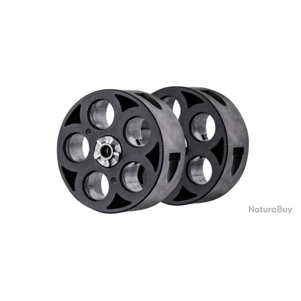 MAGAZINE / TAMBOUR DE RECHANGE pour le revolver Umarex T4E TR 68 RAM cal.68 - 5 coups - Lot de 2