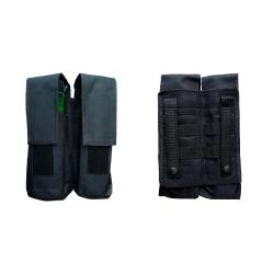 Nouveau sac de transport pour 2 pots de paintball de la marque Legion, compatible MOLLE - noir