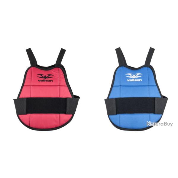 Protecteur de poitrine Valken / Plastron pour enfants - r�versible bleu/rouge