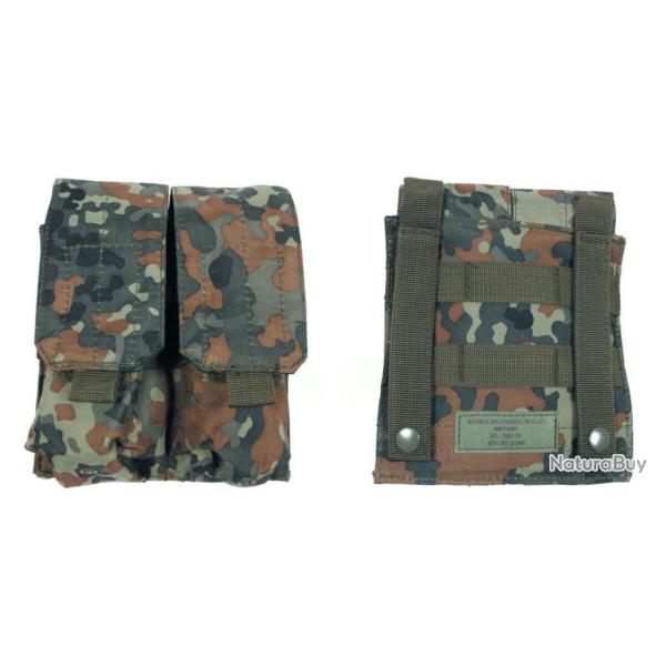 Sac � magazines pour 2 magazines "MOLLE" - camouflage tachet�