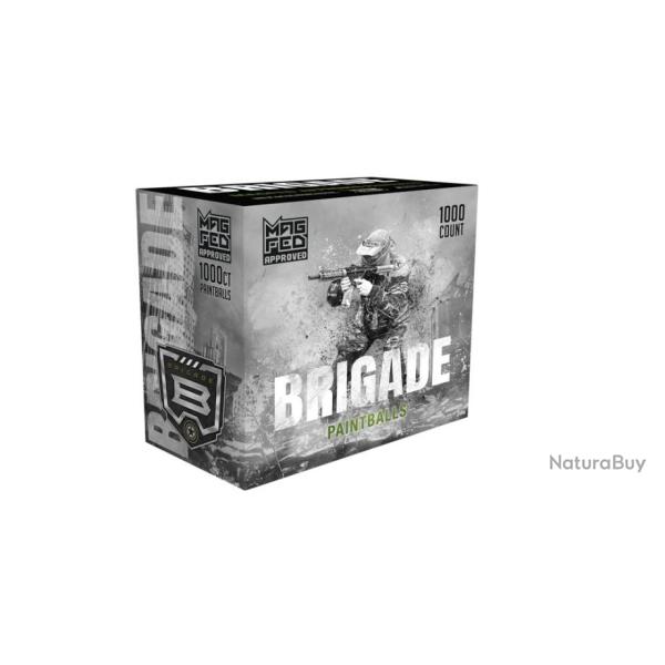 G.I. Sportz Brigade Paintballs pour MagFed 1000 pi�ces - Remplissage jaune