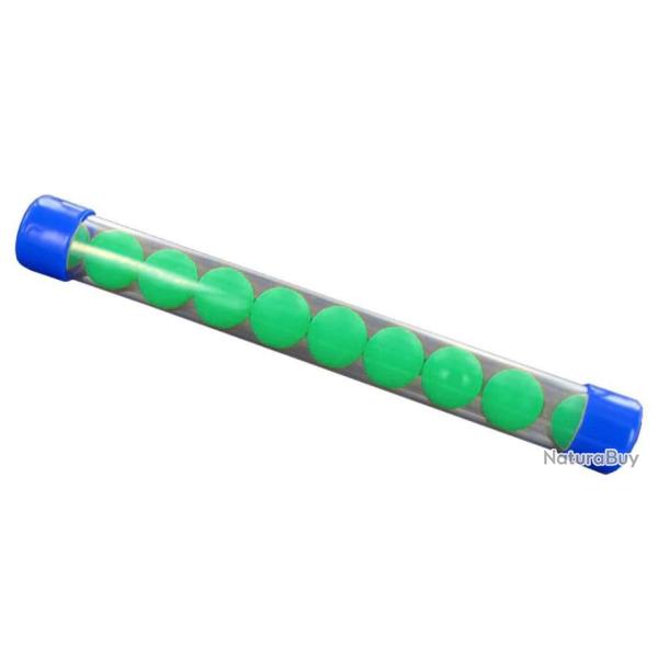 Nouvelles balles en caoutchouc de la L�gion / Balles en caoutchouc cal.68 - 10 pi�ces - vertes dans 