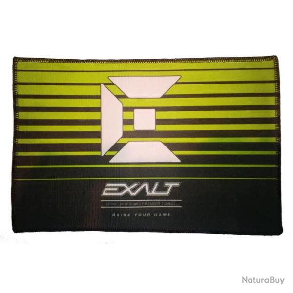 Tissu en microfibre Exalt - noir/vert citron