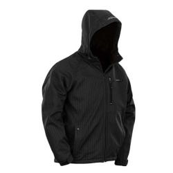 Veste &eacute;l&eacute;mentaire teint&eacute;e noir/blanc