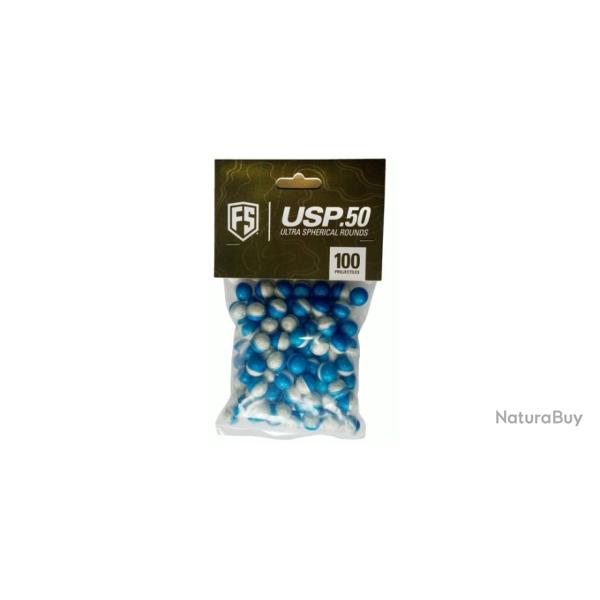 Premi�re frappe Ultra Sphere Powderballs (USP) - 100 pi�ces - cal.50