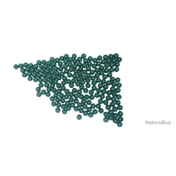 Nouvelles balles en caoutchouc de la L�gion / Balles en caoutchouc cal.43 - 100 pi�ces - vertes