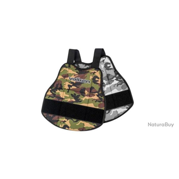 Protecteur de poitrine Valken / Plastron - camouflage woodland/urbain r�versible