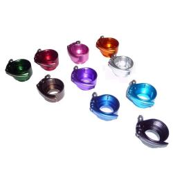 Collier d'alimentation &agrave; serrage de puissance dangereux / Klemmfeed bleu