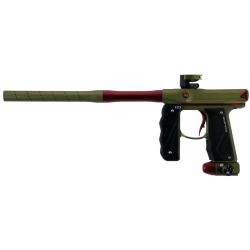 Marqueur de paintball Empire Mini GS - olive poussi&egrave;re / rouge poussi&egrave;re