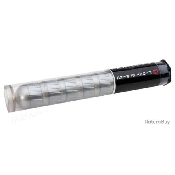 Premi�re frappe de billes de peinture dans un tube de 10