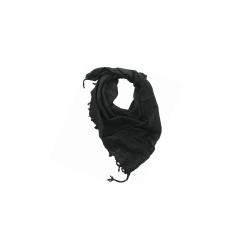 Ch&egrave;che / &eacute;charpe PLO &agrave; franges - noir