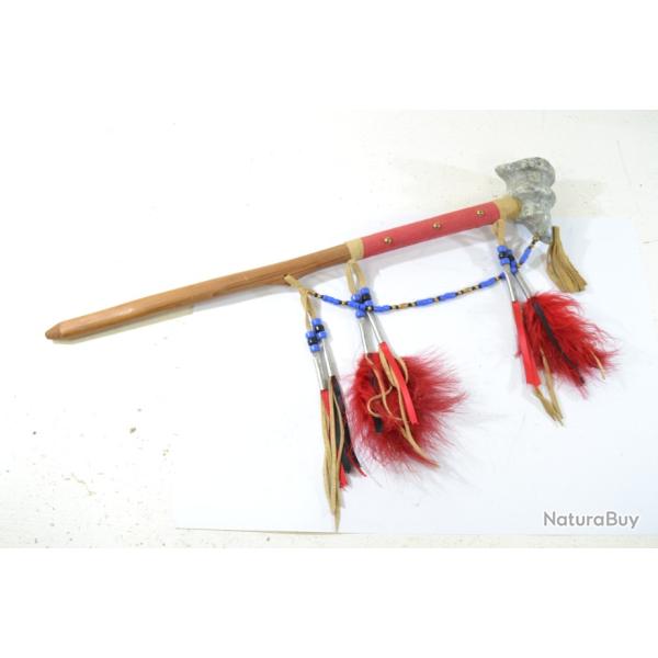 Reproduction pipe Iroquois Soapstone Large Snake Calumet Fabrication Canadienne ann�es 1980. Western