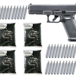 GLOCK 17 Gen5 T4E RAM Pistolet Paintball cal.43 Pistolet de d&eacute;fense &agrave; domicile incluant 2000 Paintba