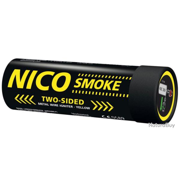 Nico Smoke Burst Grenade � fum�e double face 50 secondes - jaune