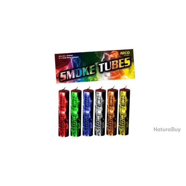 Tubes de fum�e Nico Fumig�nes Fumig�nes G�n�rateur de fum�e G�n�rateur de fum�e Pot de fum�e - 6 pi�