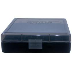Bo&icirc;te de rangement 100 cartouches cal. .380 / 9mm / 7.65mm - 001 - Gris